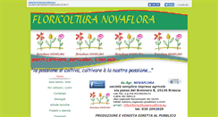 Desktop Screenshot of floricolturanovaflora.eu