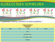 Tablet Screenshot of floricolturanovaflora.eu